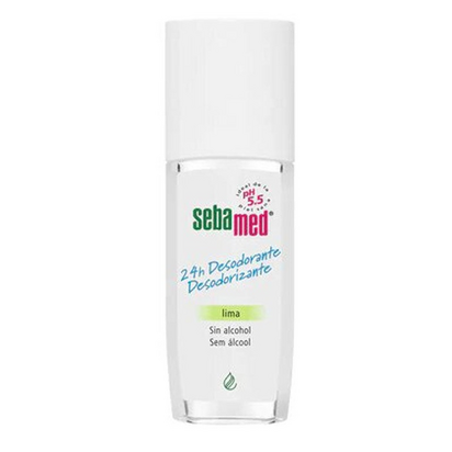 Sebamed desodorizante 24 Horas SemAcoolPeles Sensíveis Vaporizador Lima 75ml